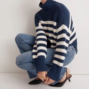 Madewell Wide Rib Turtleneck Sweater size XS